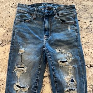 American Eagle Hi-rise jeggings